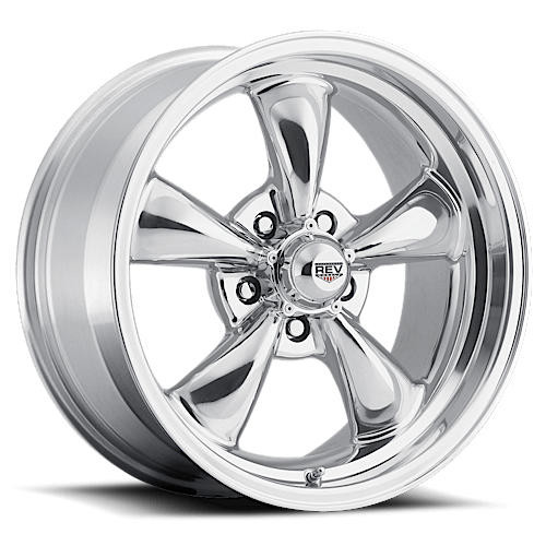 Rev Wheels Rev Wheels 100 Classic Series, 17 x 9, 5 Backspacing, 5 x 4.75, Platinum - REV-100P-7906100