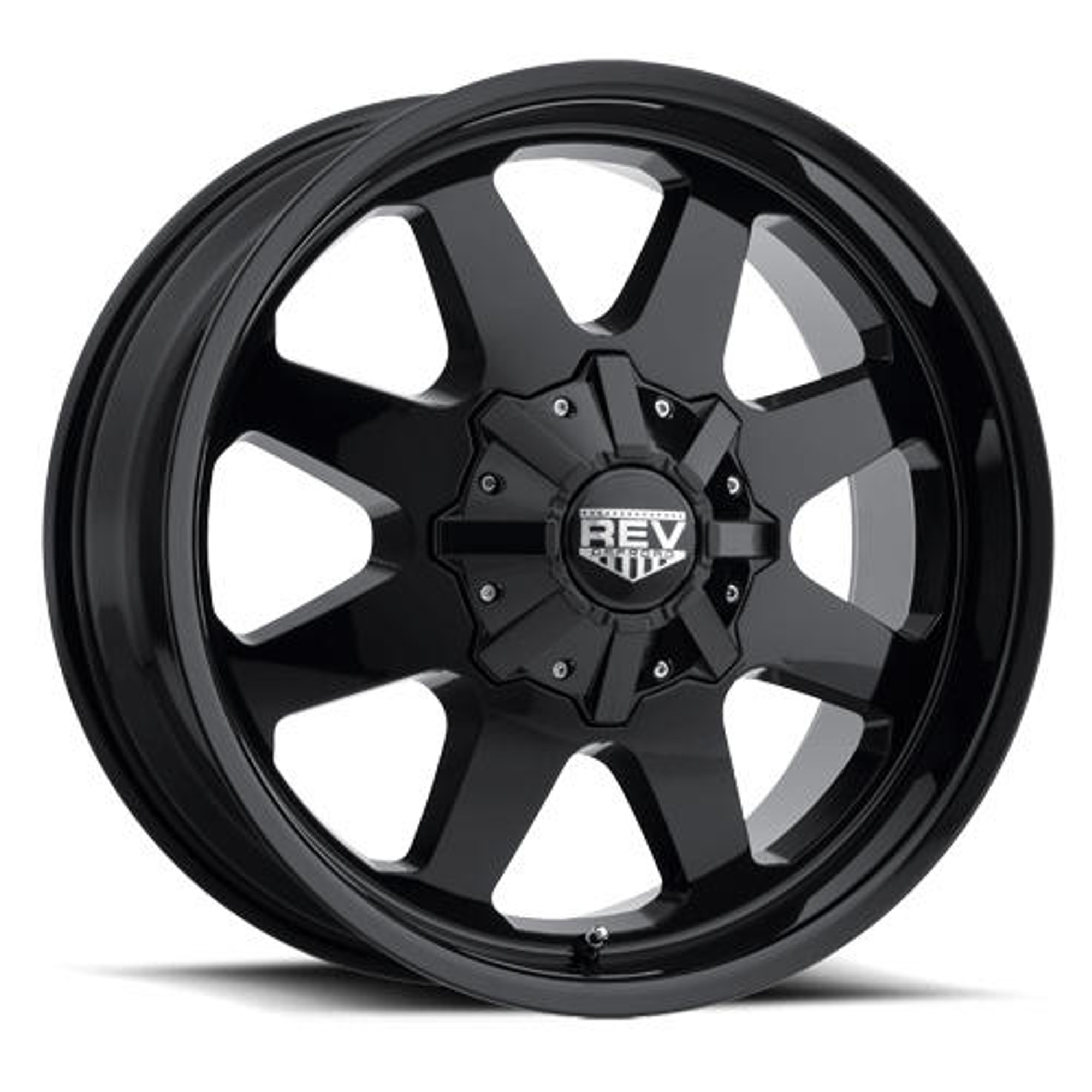 Rev Wheels Rev Wheels Off Road 823 Series, 20 x 9, 4.53 Backspacing, 6 x 5.5, Black - REV-823B-2903512