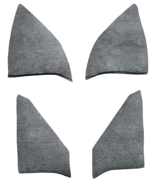 ACC Carpet 1974 K20 Pickup Kick Panel Inserts W/O Cardboard, Crew Cab, Cutpile - ACC-21882