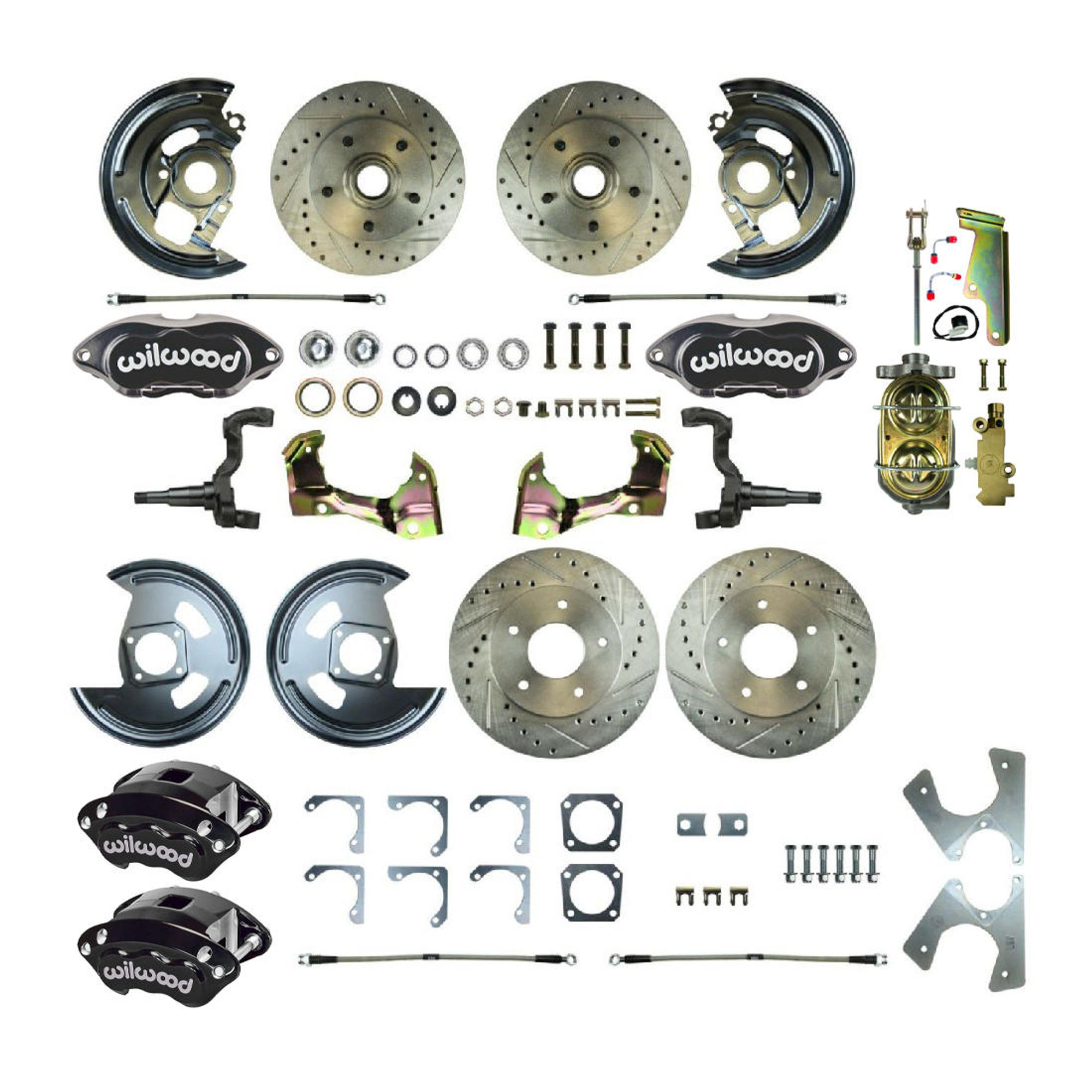 The Right Stuff 1967 Camaro/Firebird, Performance Series, 4-Wheel Disc Brake Conversion Kits - AFXSD22C-P