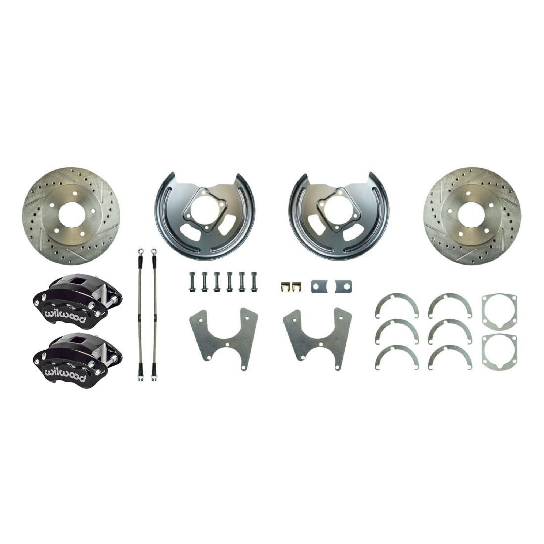 The Right Stuff 55-68 Bel Air /Impala W/Non C-Clip Axle, Performance Rear Disc Brake Conversion - FSCRDM21-P