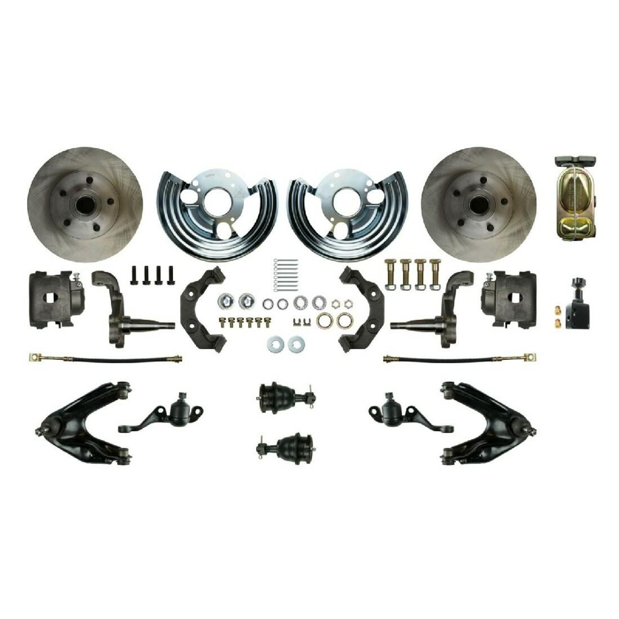The Right Stuff 1960-76 Mopar A-Body, Front Manual Disc Brake Conversion Kit - MDC66SD-P