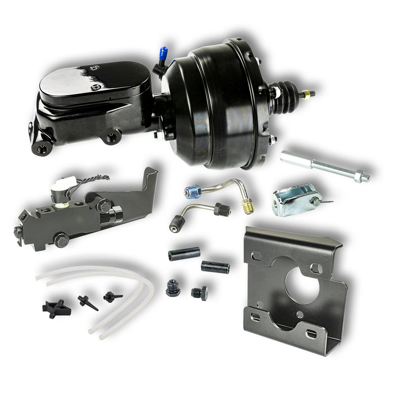 The Right Stuff 67-72 Chevrolet, GMC Black Brake Booster and Master, Low Rise Bracket Disc/Drum - B86815171