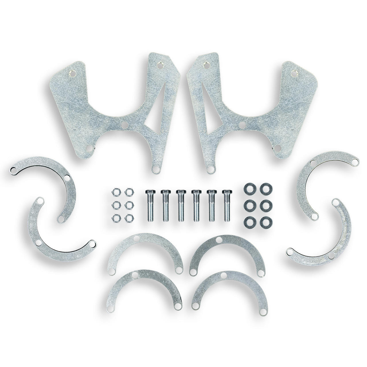 Speedway Motors Caliper Bracket - GM 10 & 12 Bolt Bolt On, Metal, Steel Frame