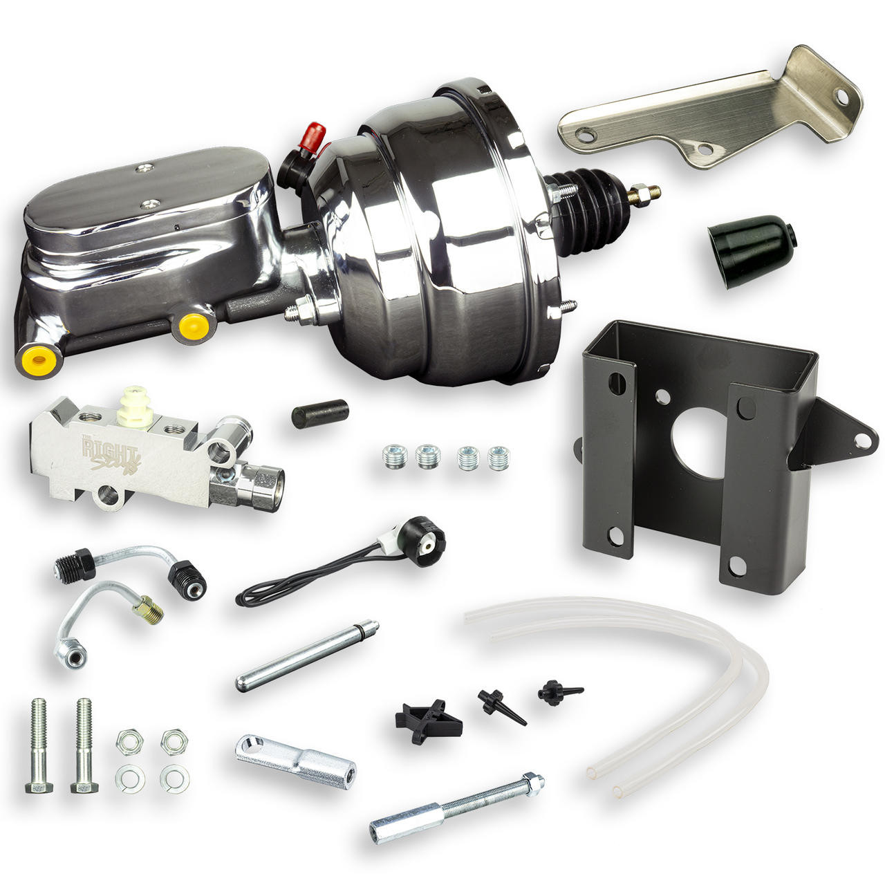 The Right Stuff 60-62 GM and GMC C/K Truck, 8 Chrome Booster Master Combination Kit Disc/Disc - J86010572