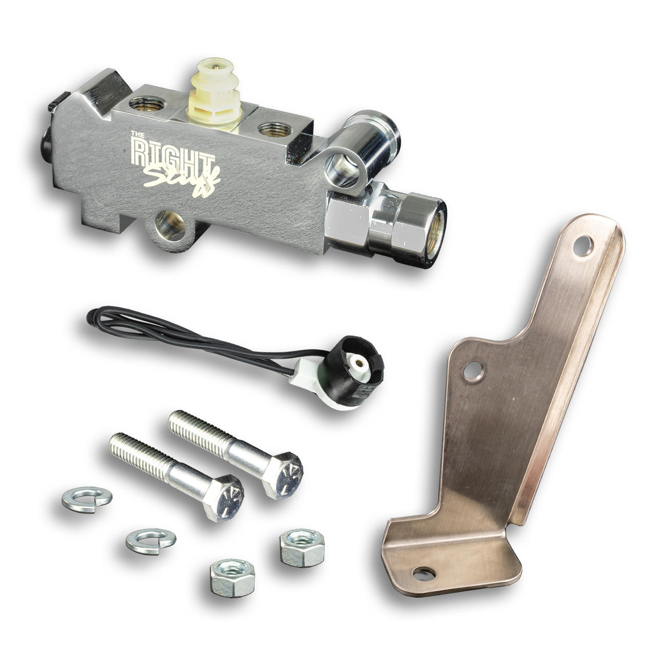 The Right Stuff 71-72 GM/Chevy Factory Style Chrome Proportioning Valve Kit Disc/Drum - PVK41C
