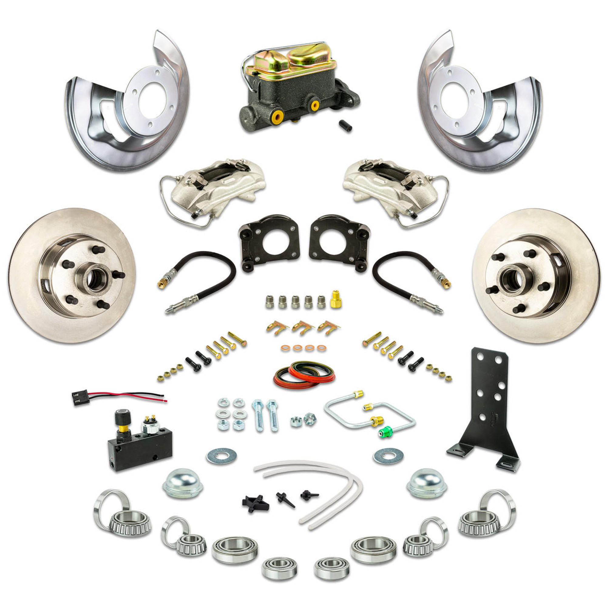The Right Stuff 1967-69 Ford Mustang/Fairlane, Front Manual Disc Brake Conversion Kit - ZSD6708-P