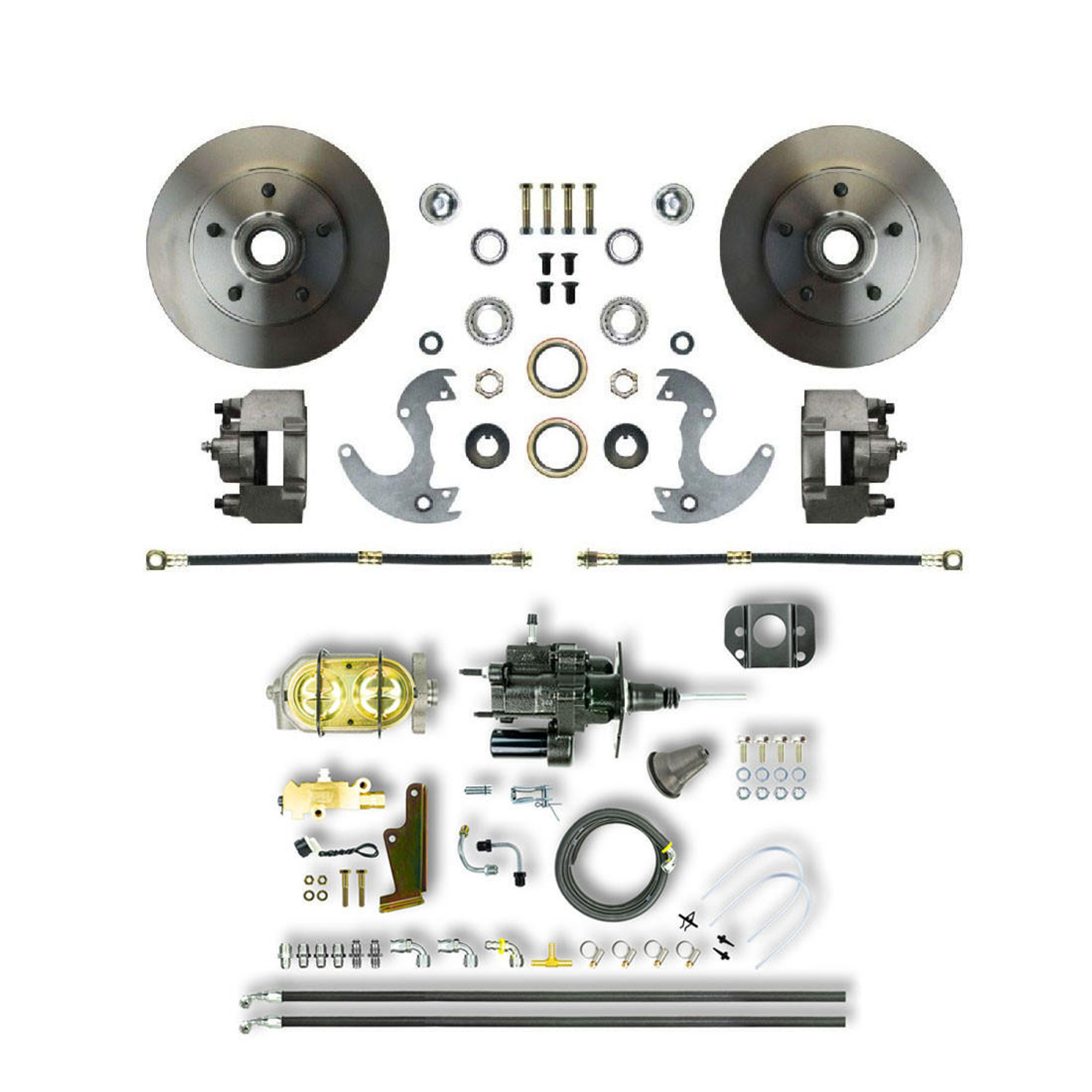 The Right Stuff 1964-1974 GM A/F/X Front Hydro Boost Disc Brake Conversion for Factory 14 Wheel - AFXHB14