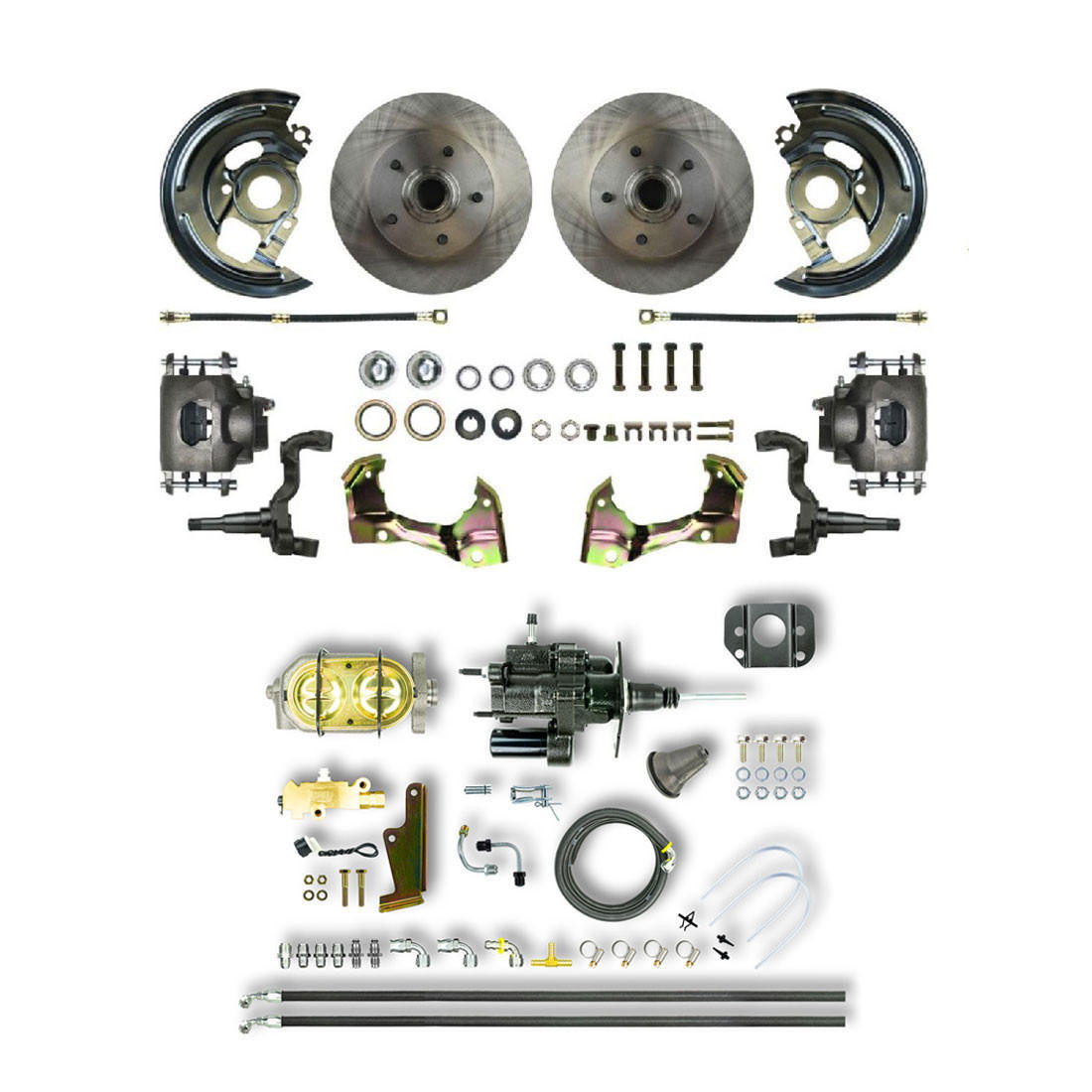 The Right Stuff 1970-1972 Monte Carlo, Hydro Boost Front Disc Brake Conversion - AFXHB01C-PMC