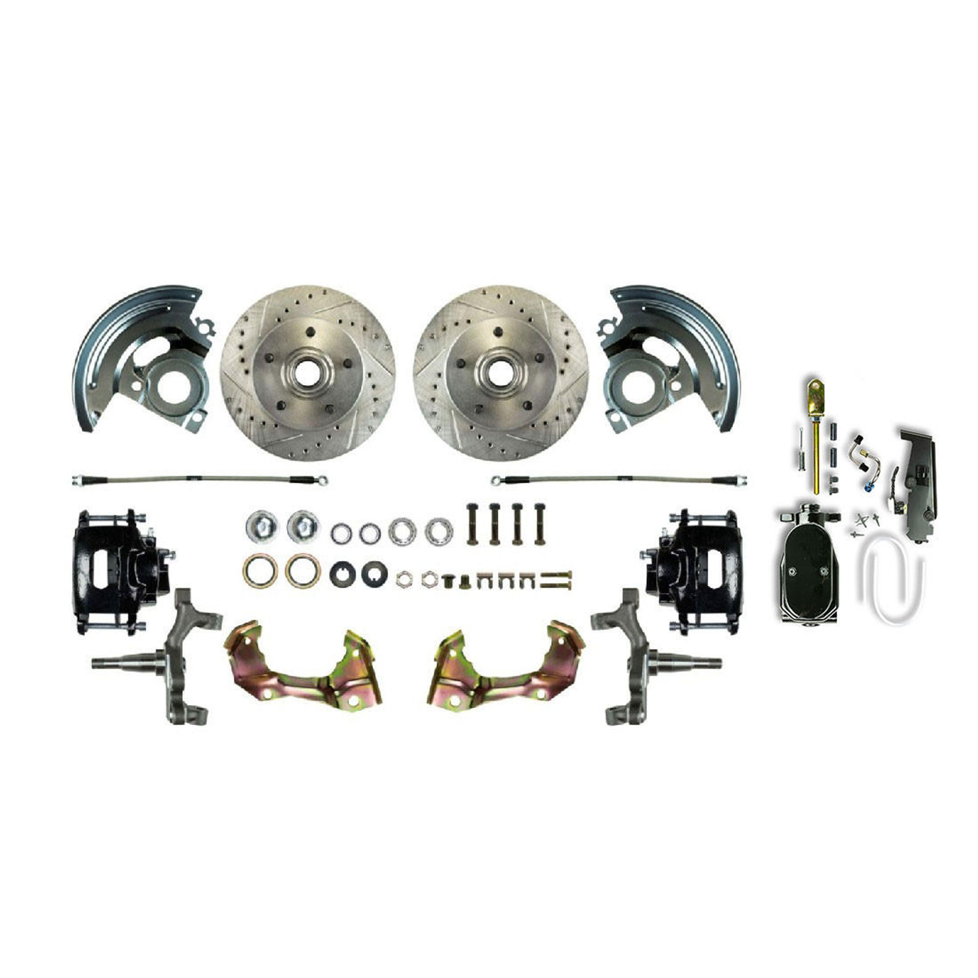 The Right Stuff 1964-1967 Malibu Show N Go 2 Drop Front Manual Disc Brake Conversion - AFXSD01D-PML