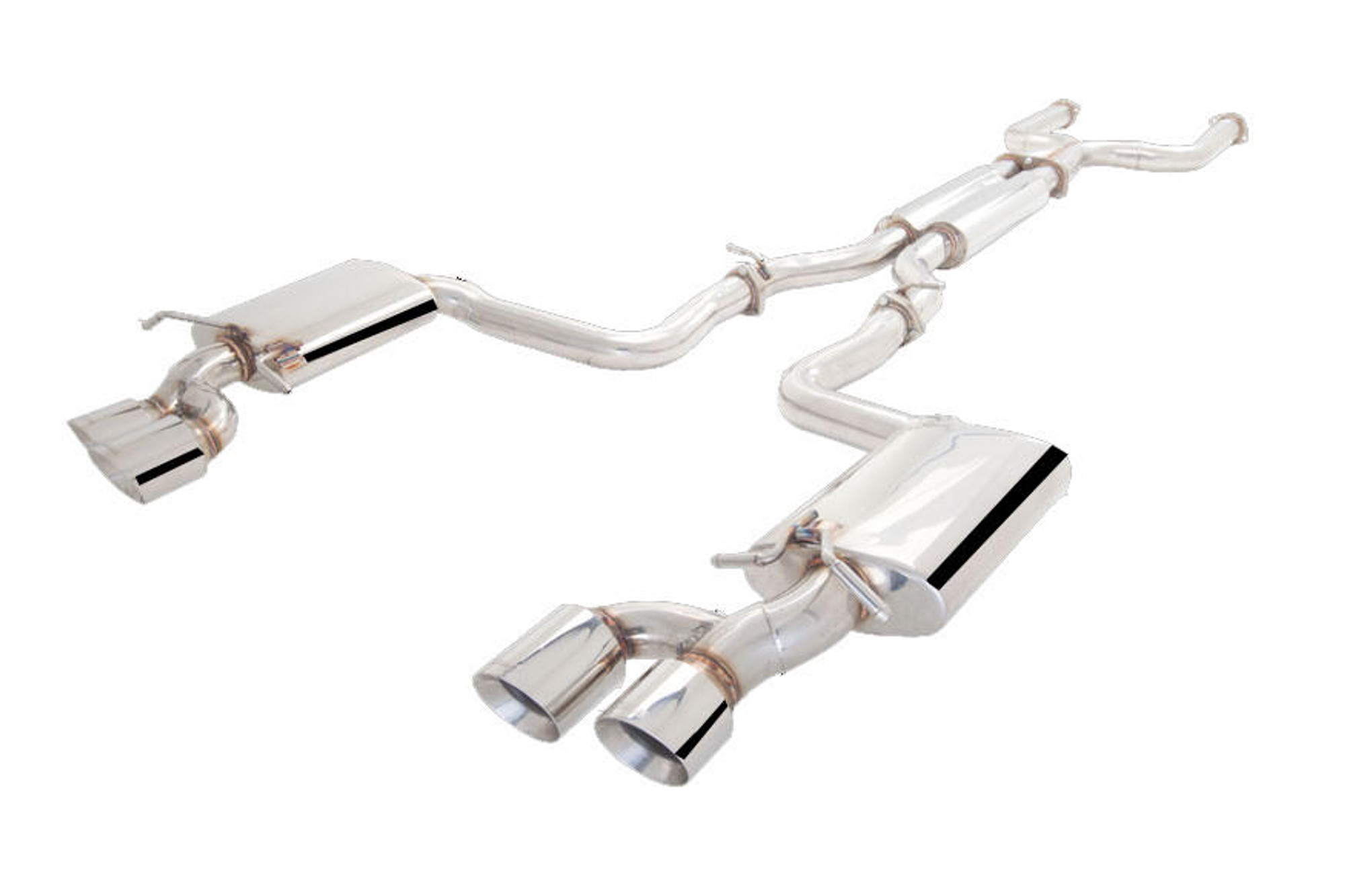  XForce Mercedes Benz C63 AMG Stainless Steel Twin 3 Cat Back System. - (XFE-ES-C63-CBS) 