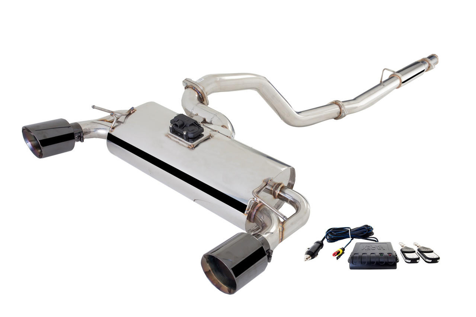  XForce 2016-2018 Focus RS AWD Turbo Stainless 3" Cat Back System - (XFE-ES-FRS16-VMKSB-CBS) 