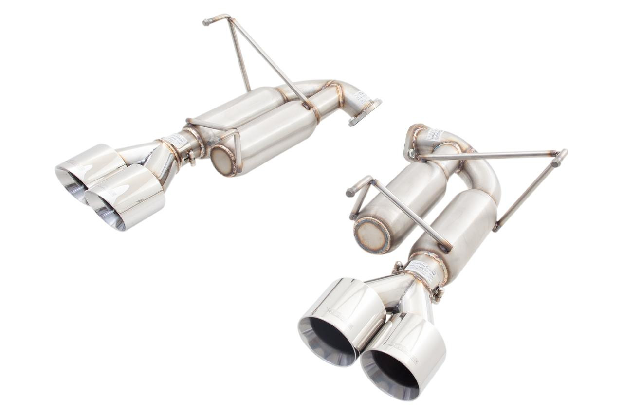  XForce 2015-2021 Subaru WRX Sedan Stainless 3" Axle-Back System with Quad Tips - (XFE-ESSW28AS) 