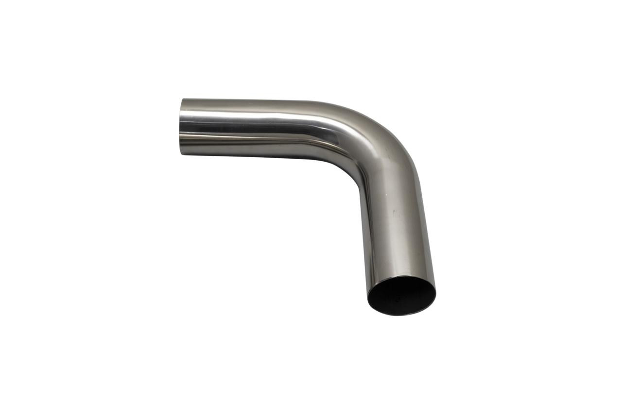  XForce Mandrel Bend 304SS Polished 2.5" 90 degree 1.5D 6" Leg - (XFE-MS250-90) 