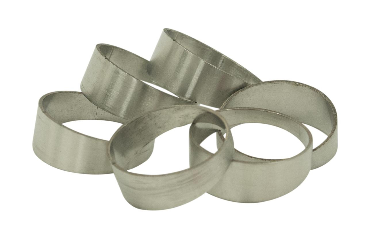  XForce Pie Cut 1D 304SS Brushed 1.75" 15 Degree 1.0D - (XFE-PSB-17515901) 