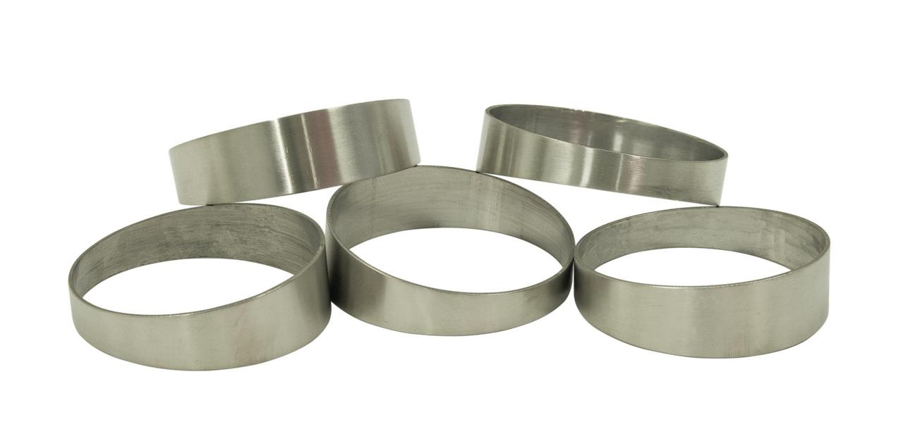  XForce Pie Cut 1D 304SS Brushed 2.5" 9 Degree 1.0D - (XFE-PSB-2509451) 