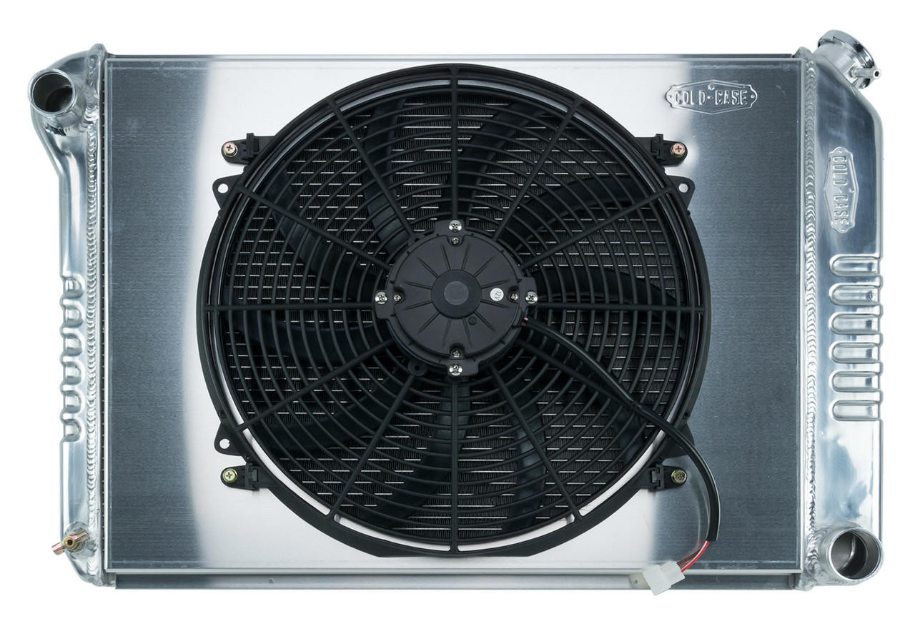  Cold Case Radiators 68-79 Nova w/Big Block Manual Trans Aluminum Performance Radiator & 16" Fan Kit - (CR-CHN548K) 