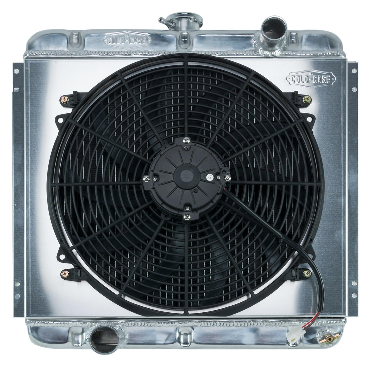  Cold Case Radiators 67-69 Mustang w/Manual Trans, 20" Aluminum Performance Radiator & 16" Fan Kit - (CR-FOM560K) 