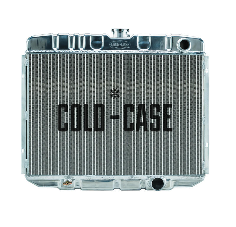  Cold Case Radiators 67-70 Mustang w/Small Block Auto 24" Aluminum Performance Radiator - (CR-FOM587A) 
