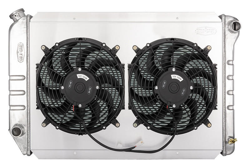  Cold Case Radiators 97-03 Ford F150 Coyote Swap Aluminum Performance Radiator w/Dual 12 Inch Fan - (CR-FOT587-5K) 