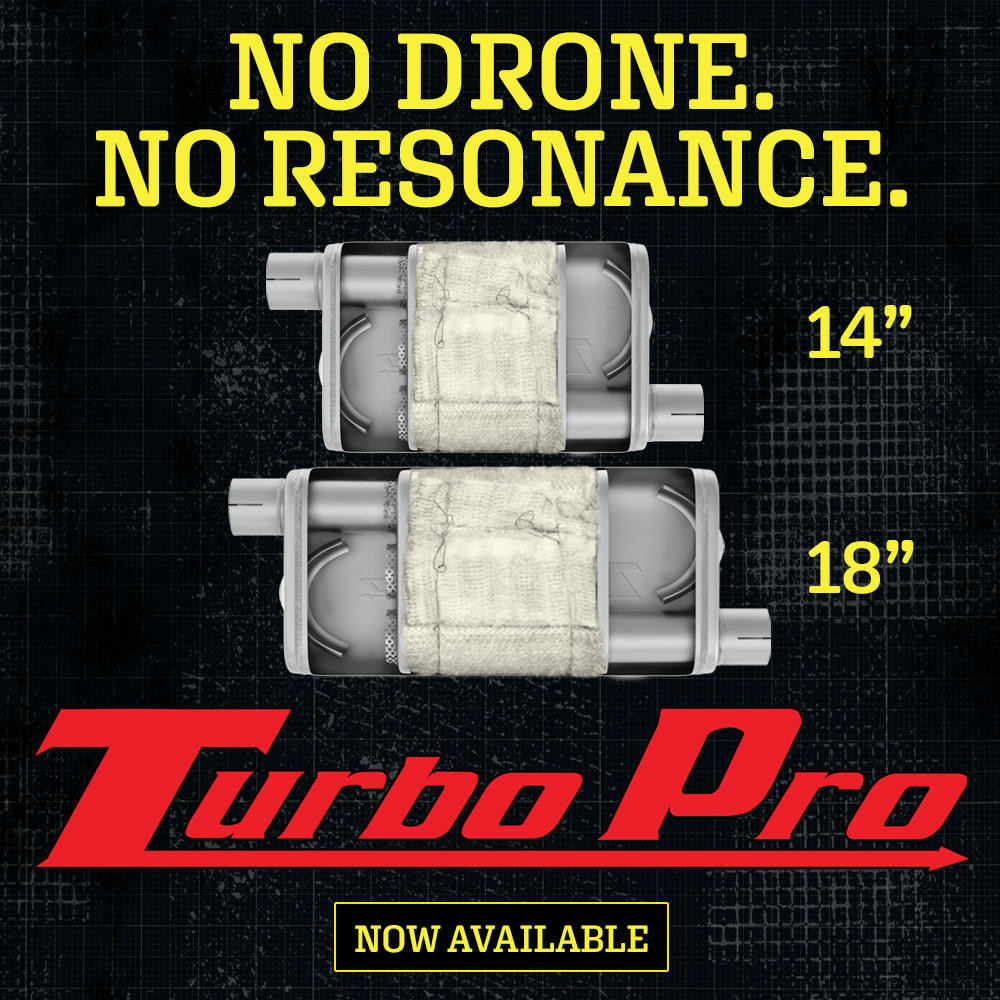  Pypes Exhaust 70-71 GTO Crossmember Back w/X-Pipe Exhaust Valance Exit w/18" Turbo Pro Muffler - (SGA12T30-PYP) 