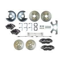  The Right Stuff 1969-1972 GM A-Body Rear Disc Brake Conversion Kit w/Matching Front Rotors & Wilwood Calipers - (A69RDM21-P) 