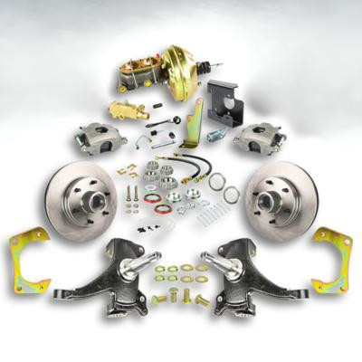  The Right Stuff 67-70 Chevy C10/C15 Truck/Suburban 2" Drop, Power Front Disc Brake Conversion 6x5.5 Bolt Pattern - (TDC6726D-P) 