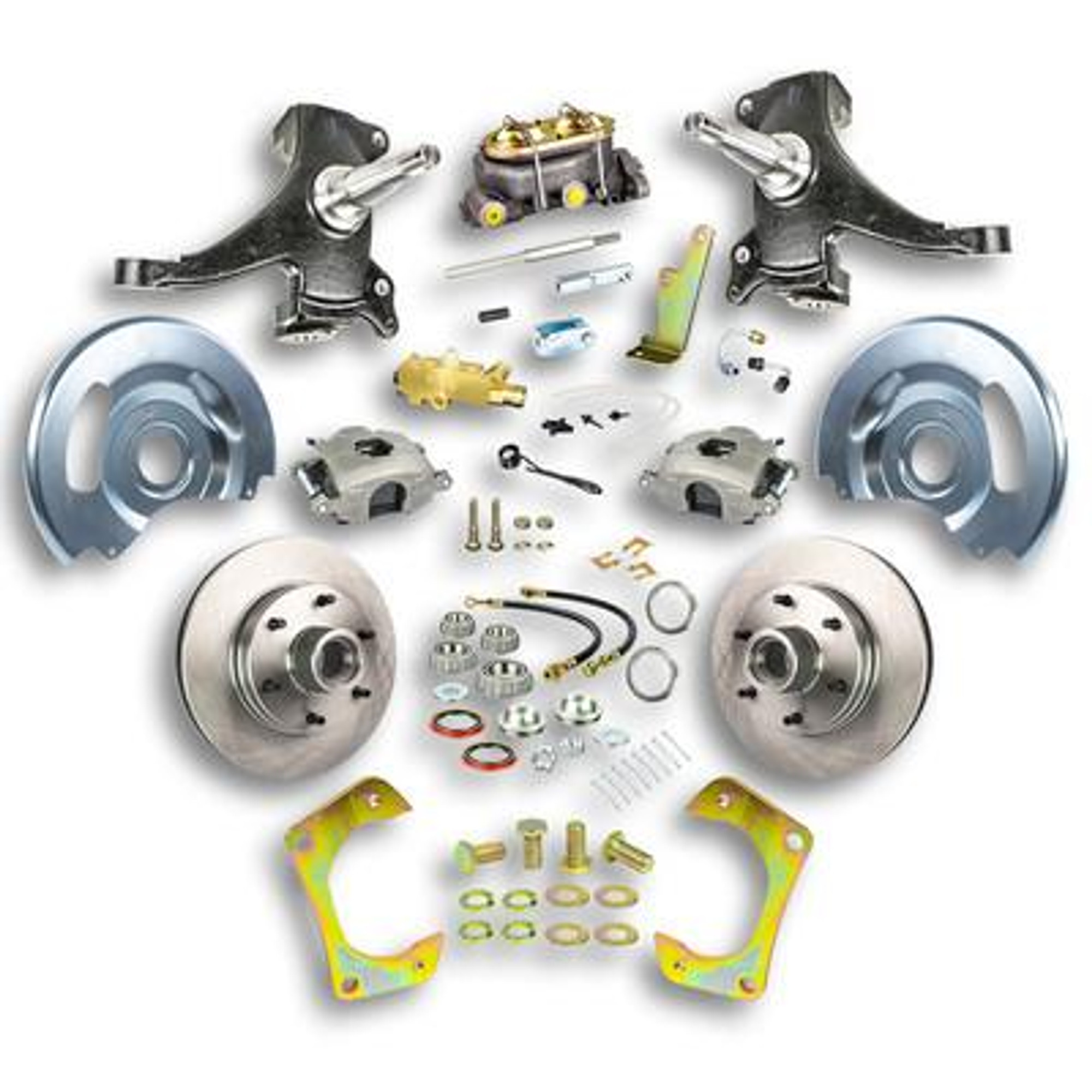  The Right Stuff 60-62 GM Truck & Suburban, 2" Drop, Manual Front Disc Brake Conversion Kit - (TSD6016D-P) 