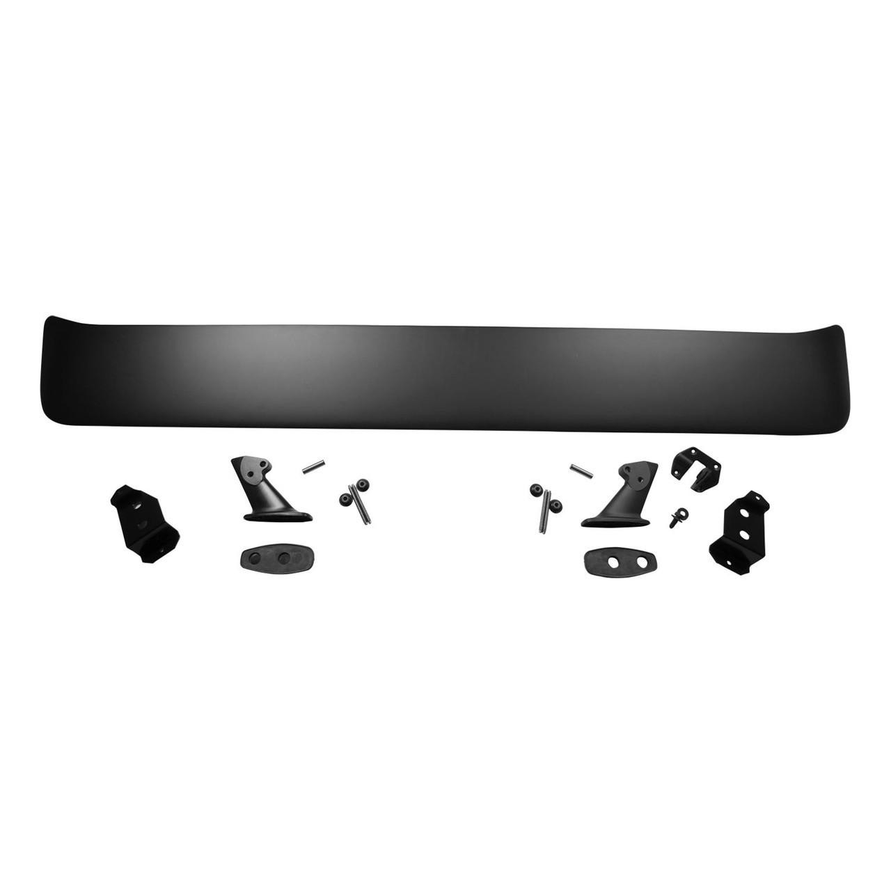  Trim Parts 71-76 Duster/Demon Licensed Mopar Organosol Black Gull Wing Spoiler Complete Kit - (MP107B) 