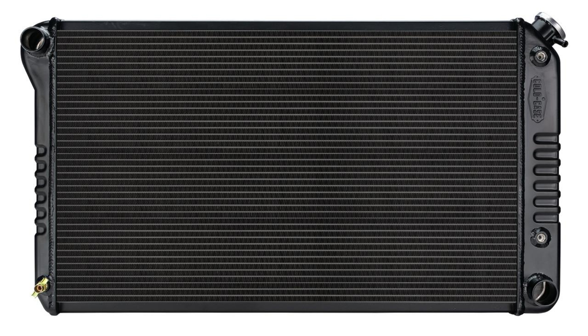  Cold Case Radiators 68-77 GM A Body w/Automatic Transmission Aluminum Radiator, Black - (CR-GMA42AB) 