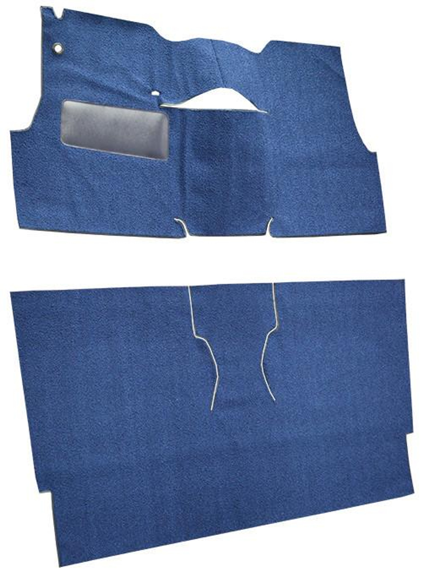  ACC Carpet 1956 Chevy Bel Air Floor Carpet, 2DR Sedan w/Bucket Seat, Loop Material - (ACC-19644) 