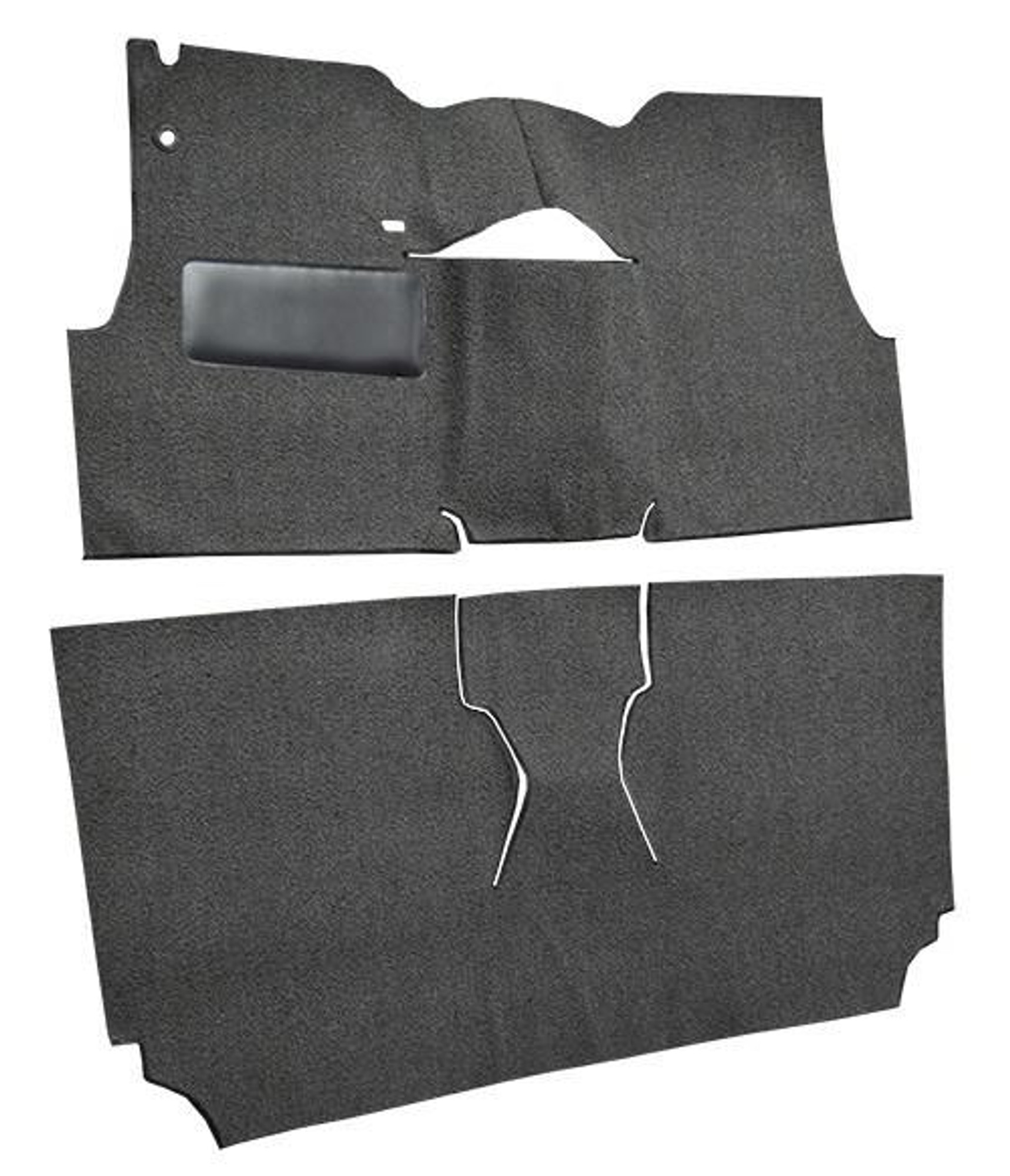  ACC Carpet 1956 Chevy Bel Air Floor Carpet, 2DR Convertible w/Bucket Seat, Daytona Material - (ACC-19703) 