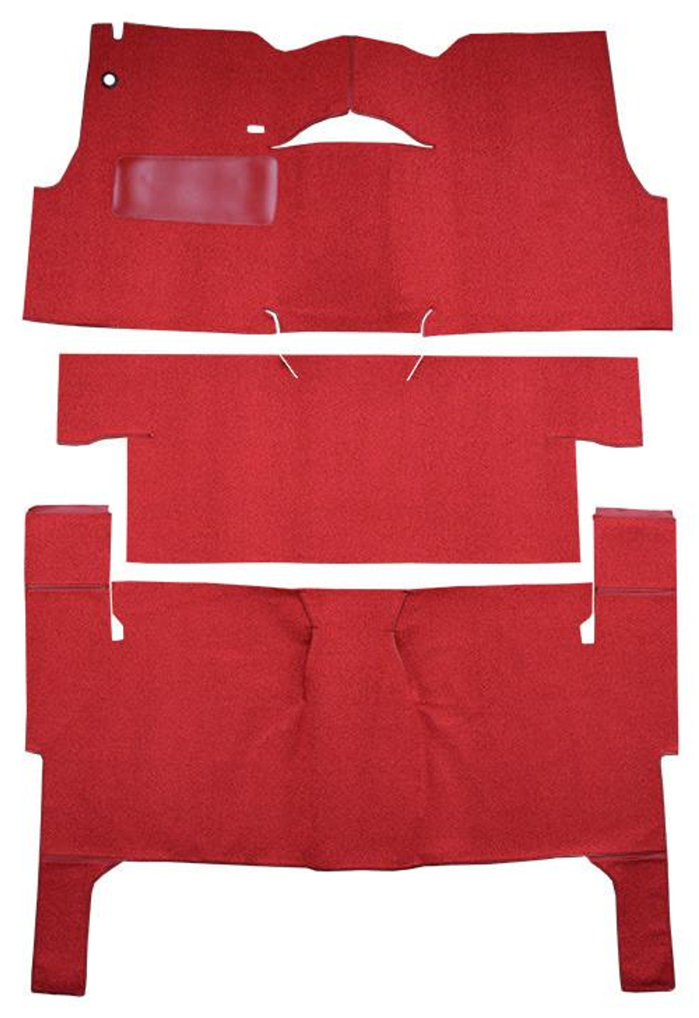  ACC Carpet 1955 Chevy Two-Ten Series Passenger Area Carpet 2DR Wagon w/Bench Seat Daytona - (ACC-24655) 