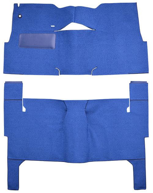  ACC Carpet 1957 Chevy Two-Ten Series Passenger Area Carpet, 2DR Wagon w/Bench Seat, Loop - (ACC-24686) 