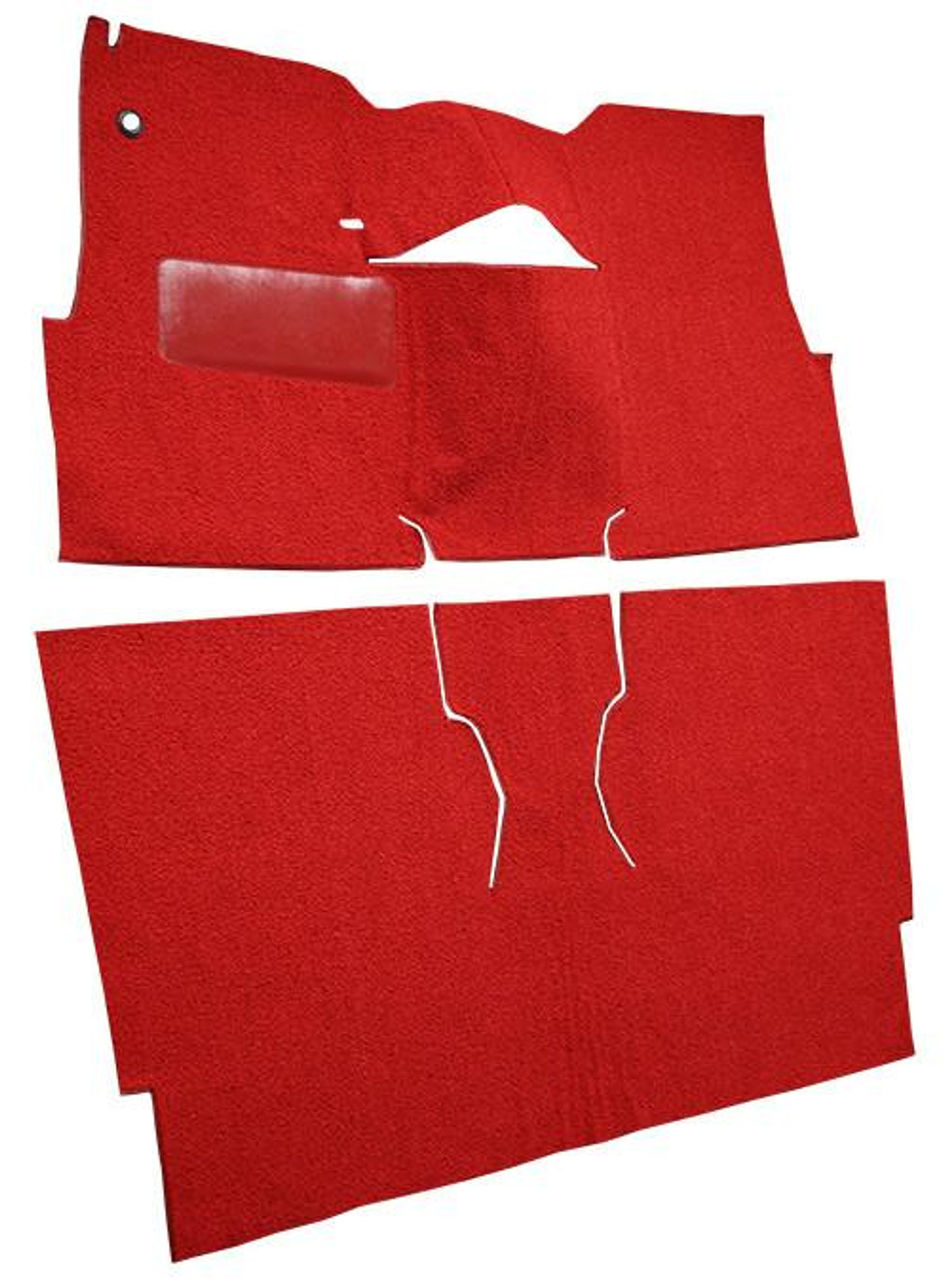  ACC Carpet 1957 Chevy Bel Air Floor Carpet, 2DR Sedan w/Bucket Seat, Loop Material - (ACC-4491) 