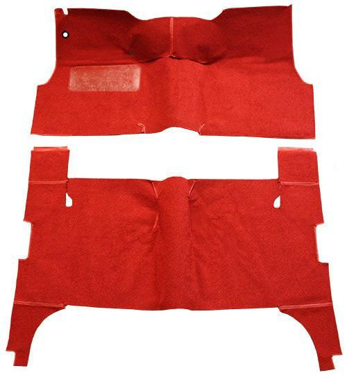  ACC Carpet 1955 Chevy Bel Air Floor Carpet, 4DR Sedan w/Bench Seat, Loop Material - (ACC-4504) 