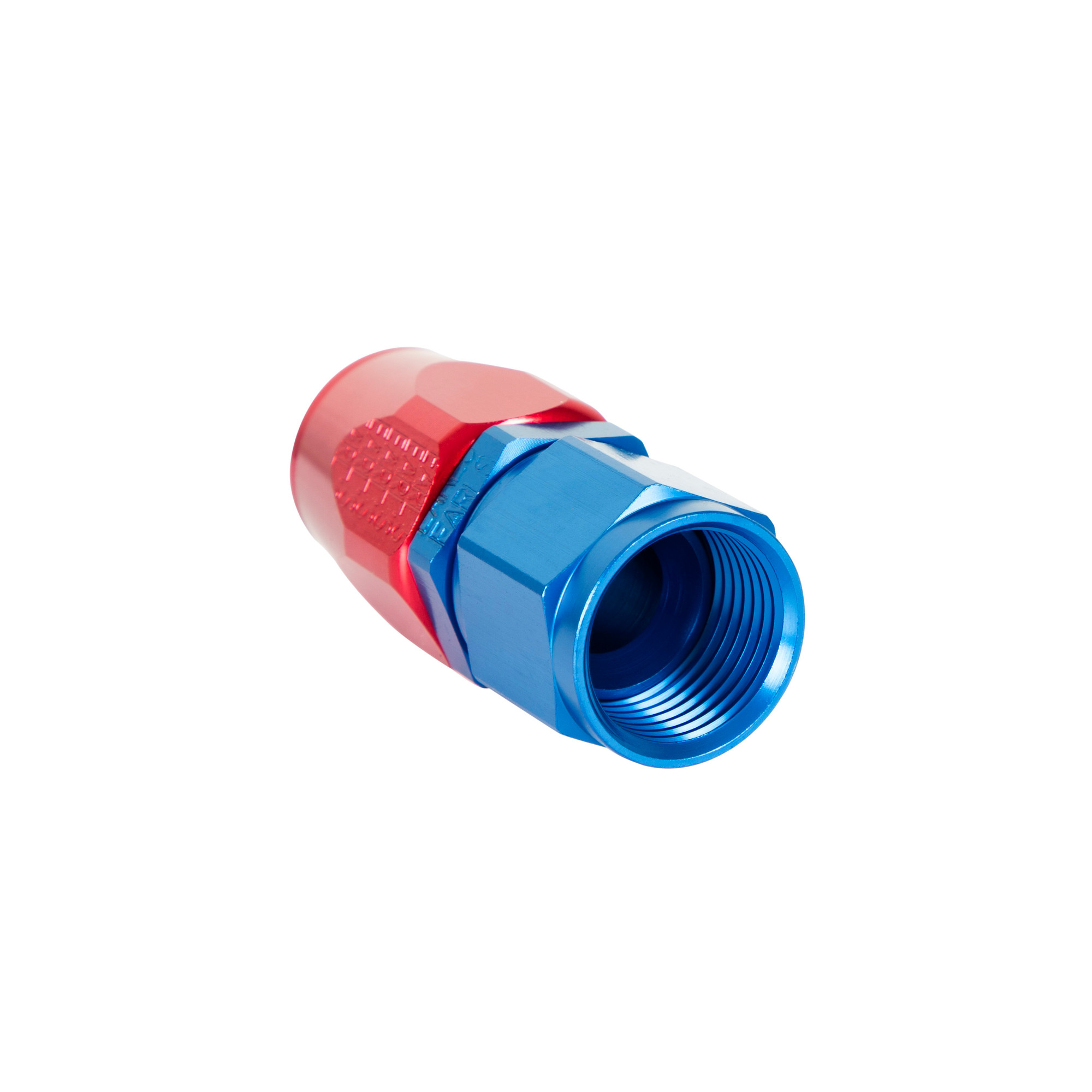 Earls Performance Earl's Straight Swivel-Seal® Hose End -10 AN - Red/Blue - Clamshell Package - (800110ERLP)
