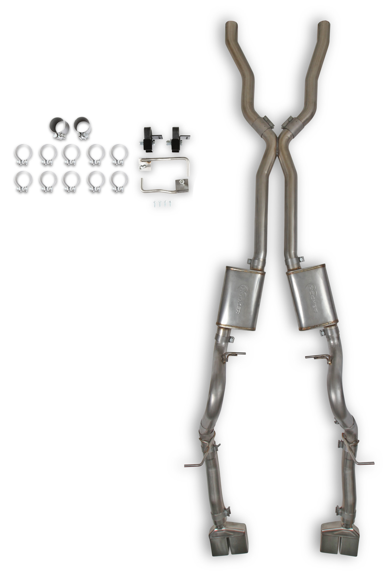 Hooker Hooker Blackheart 3" 304 Stainless Steel Gen III Hemi Swap Exhaust System - (HKR-BH23116)