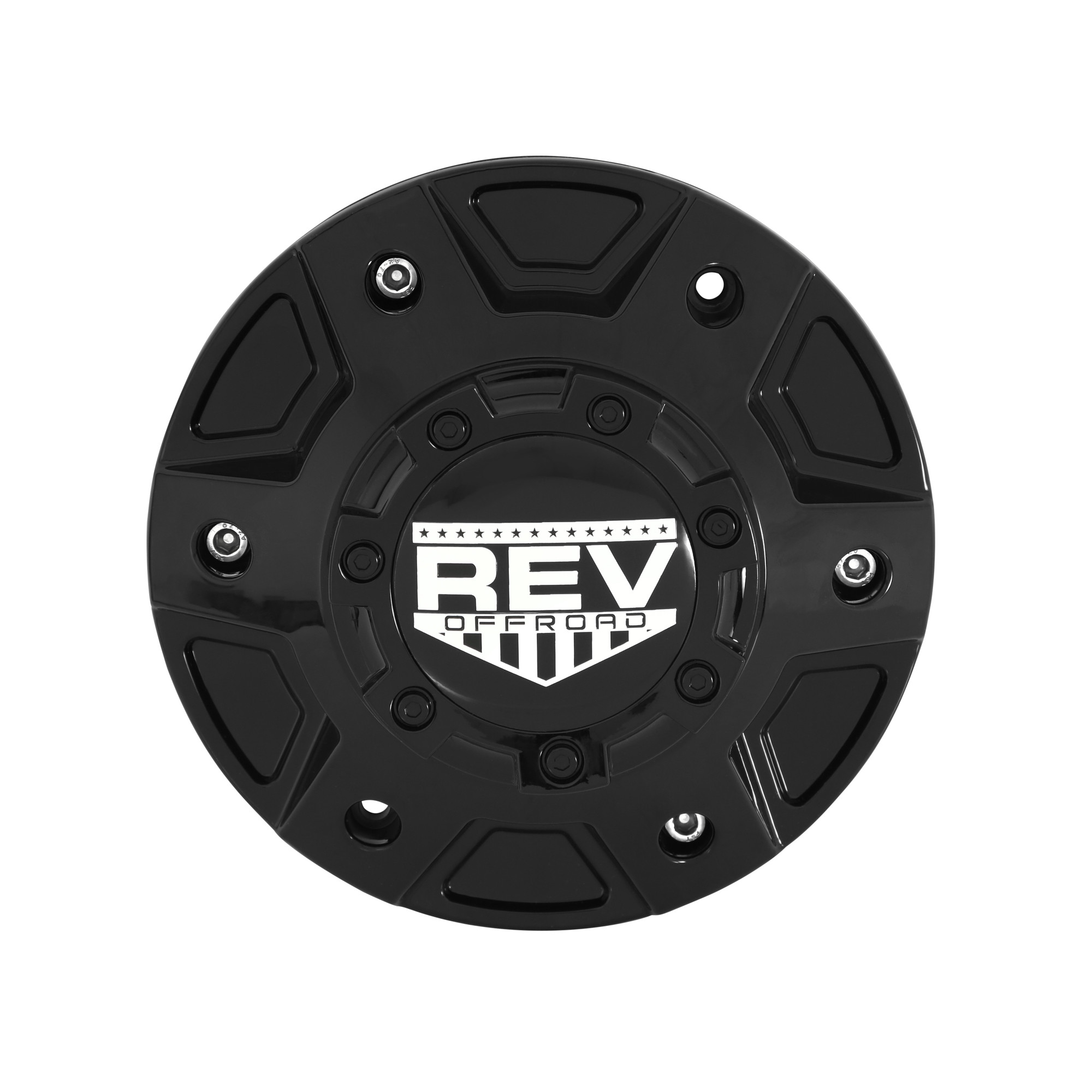 REV Wheels Rev Wheels 895 Cap Gloss Black - 6-Lug - (REV-C10895B-6)