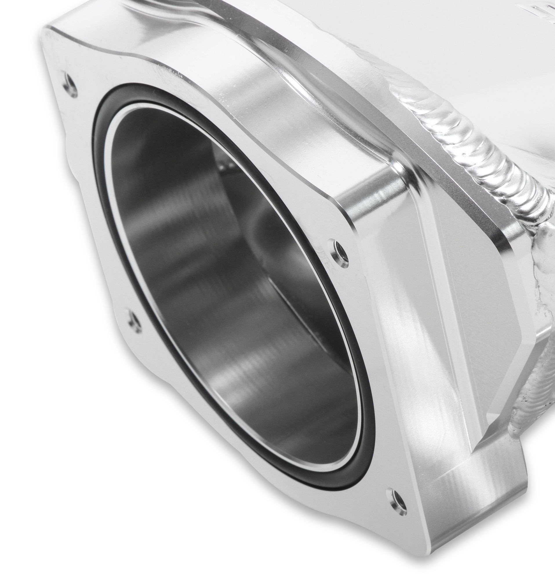 Holley EFI Sniper EFI Low-Profile Sheet Metal Intake Manifold GM LS1/LS2/LS6 92mm Silver - (EFI-820101-1)