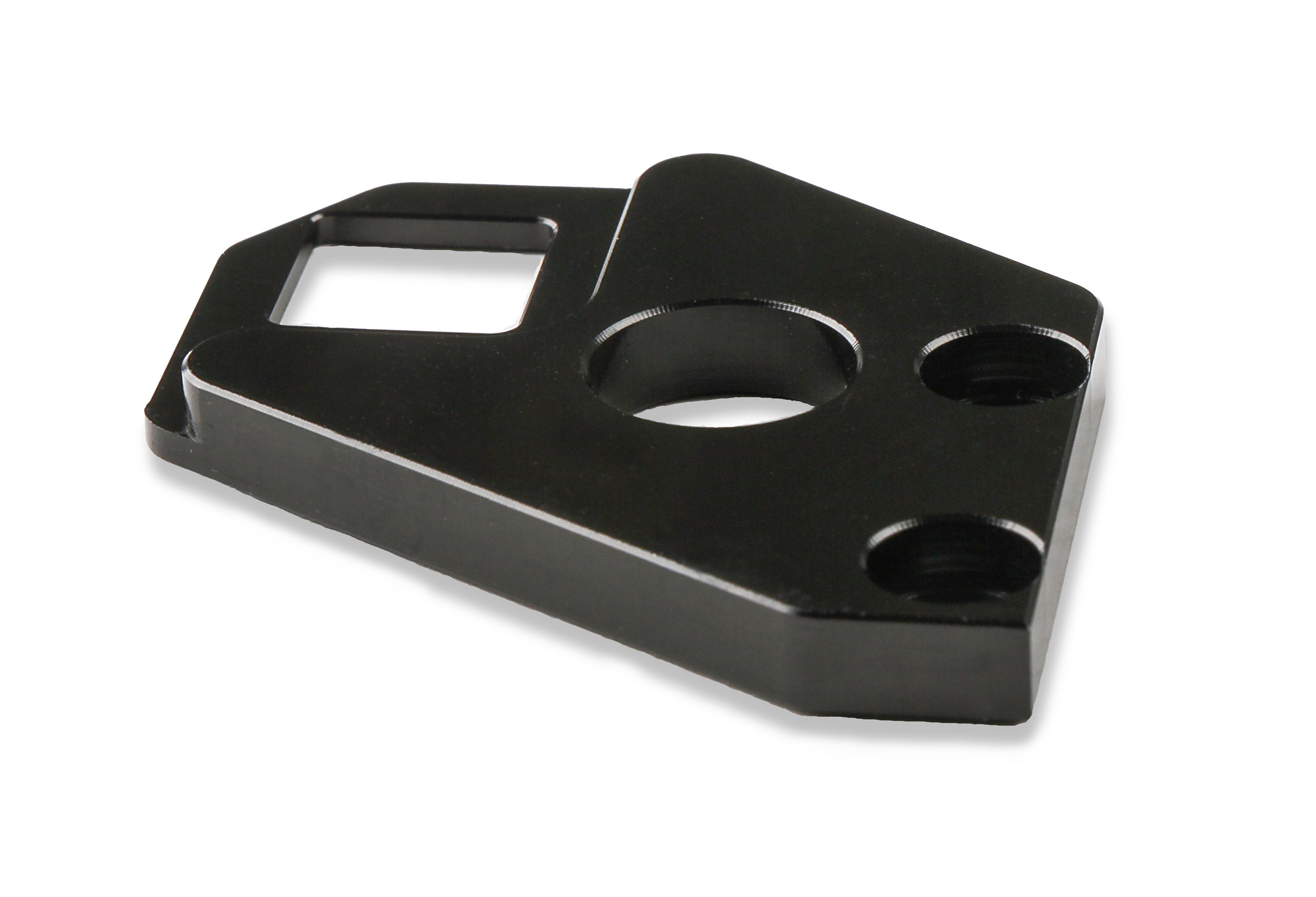 Holley EFI Intake Throttle Cable bracket Kit for LS3 fabricated intake manifolds Black - (EFI-870019)