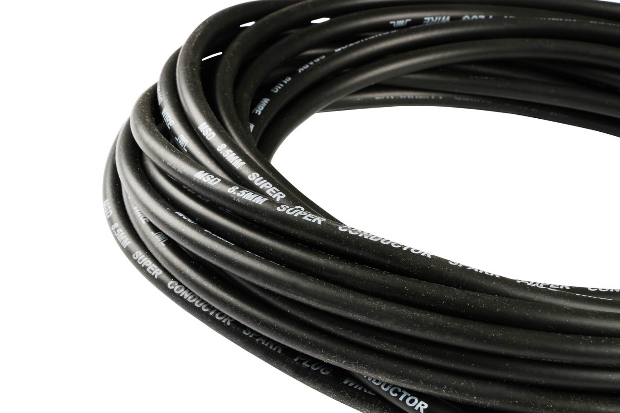 MSD Super Conductor Spark Plug Wire, Black 8.5mm, 50 Ft - (MSD-34023)