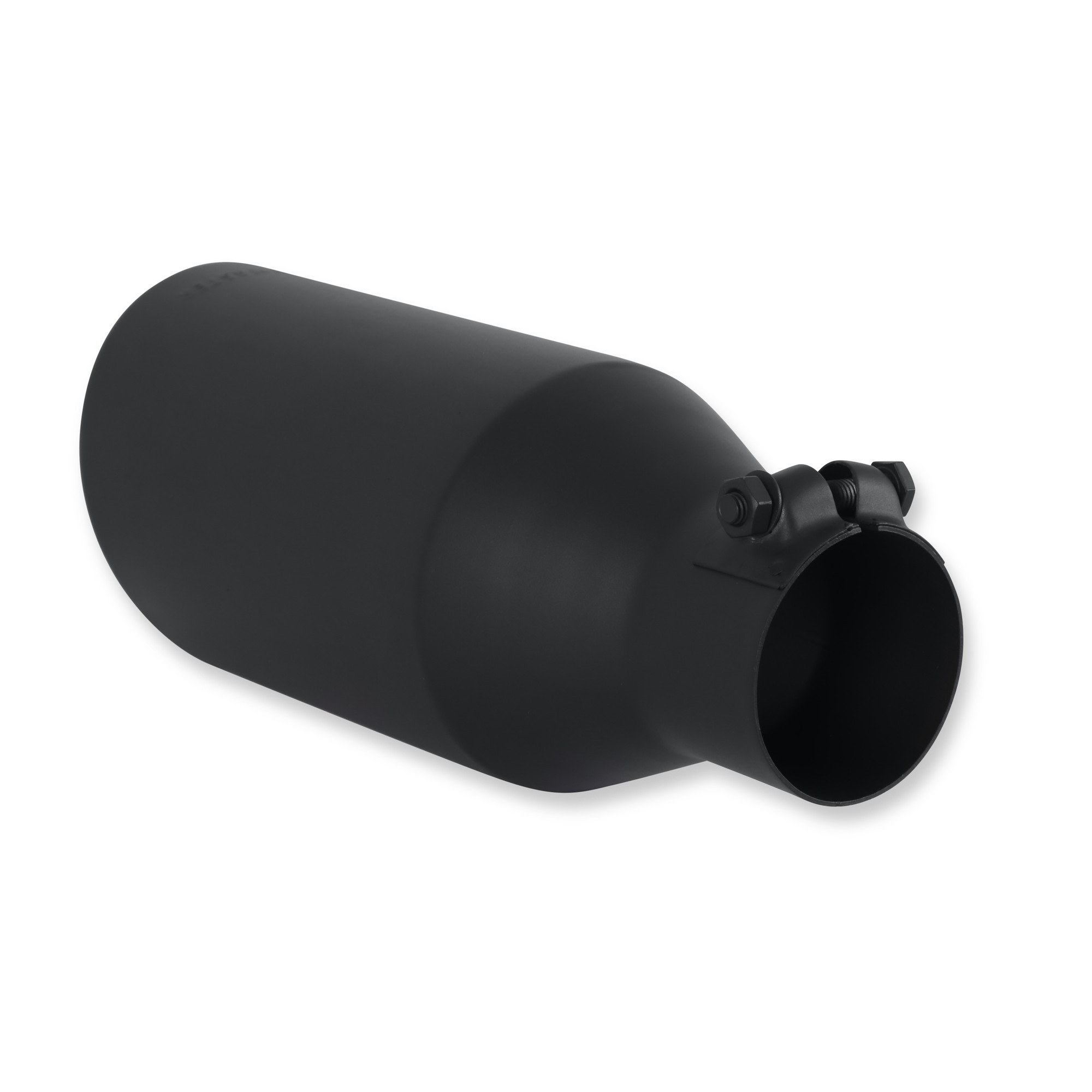 Flowmaster Flowmaster Exhaust Tip 4.5in Black Angle Cut for 2.5in Tubing 11in Long Clamp On - (FLO-15404B)