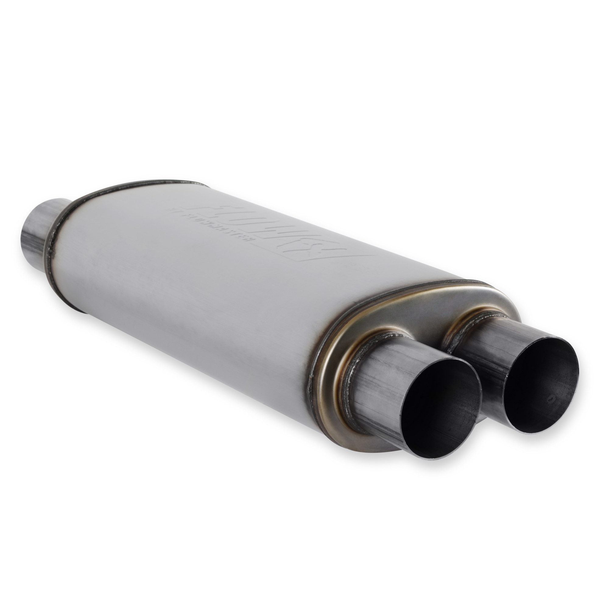 Flowmaster Flowmaster Flow FX Muffler 3" Dual, Straight Through, Moderate Sound, Stainless - (FLO-72469)