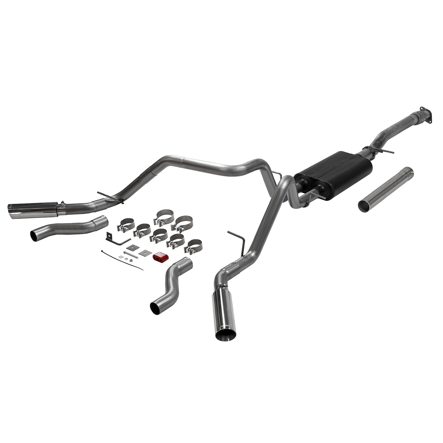 Flowmaster 19-24 Silverado/Sierra w/2.7L American Thunder Cat-Back Exhaust Dual Exit - (FLO-818113)