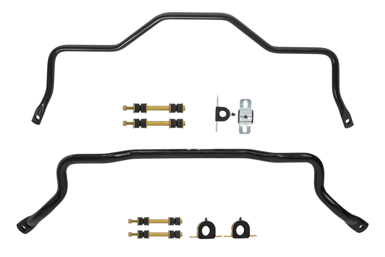 UMI Performance 1993-2002 GM F-Body Front and Rear Sway Bar Kit, Tubular, Black - (UMI-211213-B)