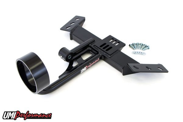 UMI Performance 1982-1992 GM F-Body Tunnel Mnt Torque Arm Mount w/ Loop – TH350 & T5 - (UMI-2215AS-B)