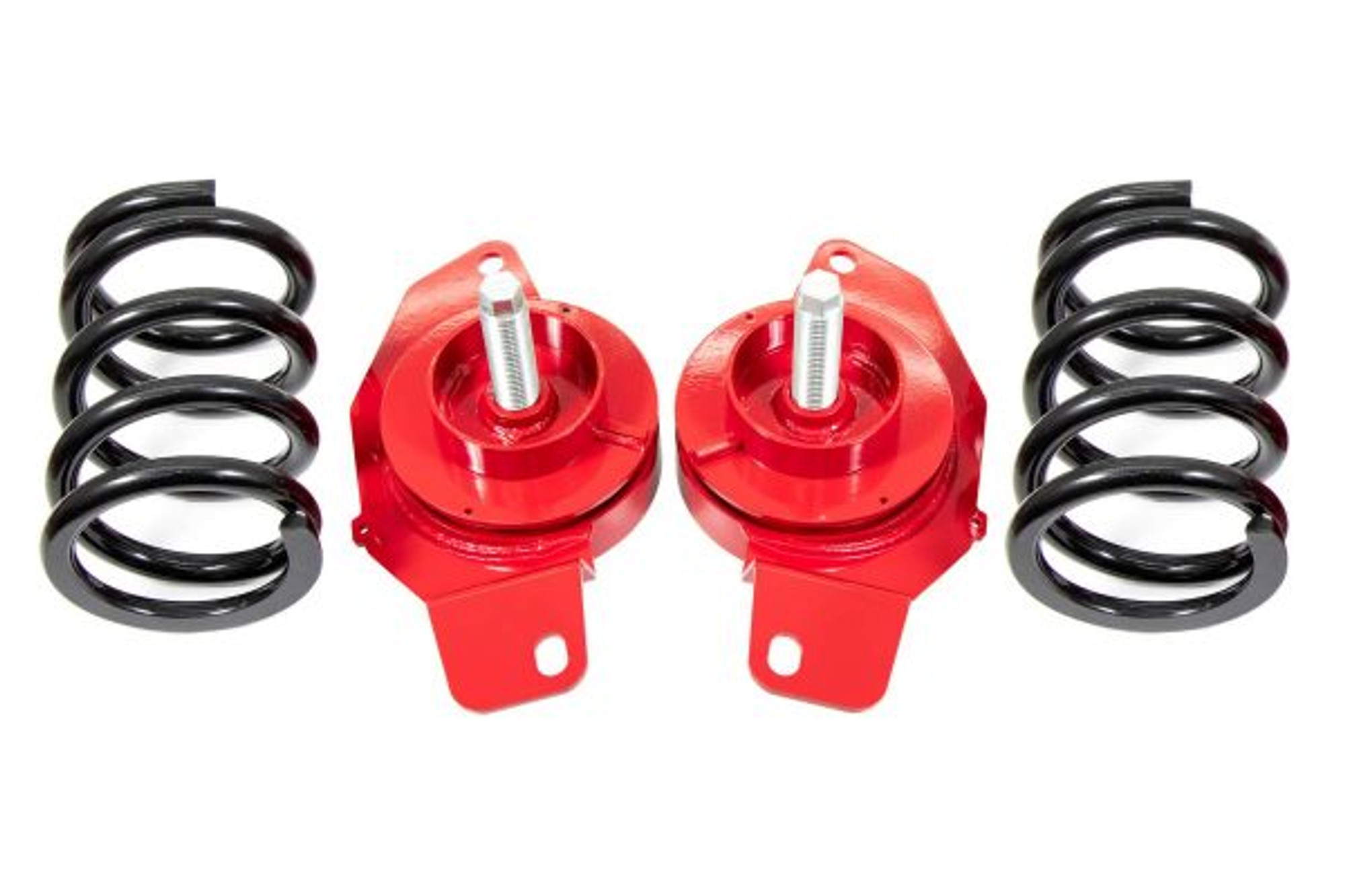 UMI Performance 1982-1992 GM F-Body Upper Spring Mount Weight Jacks 1050 lb/in, Red - (UMI-2411-3-R)