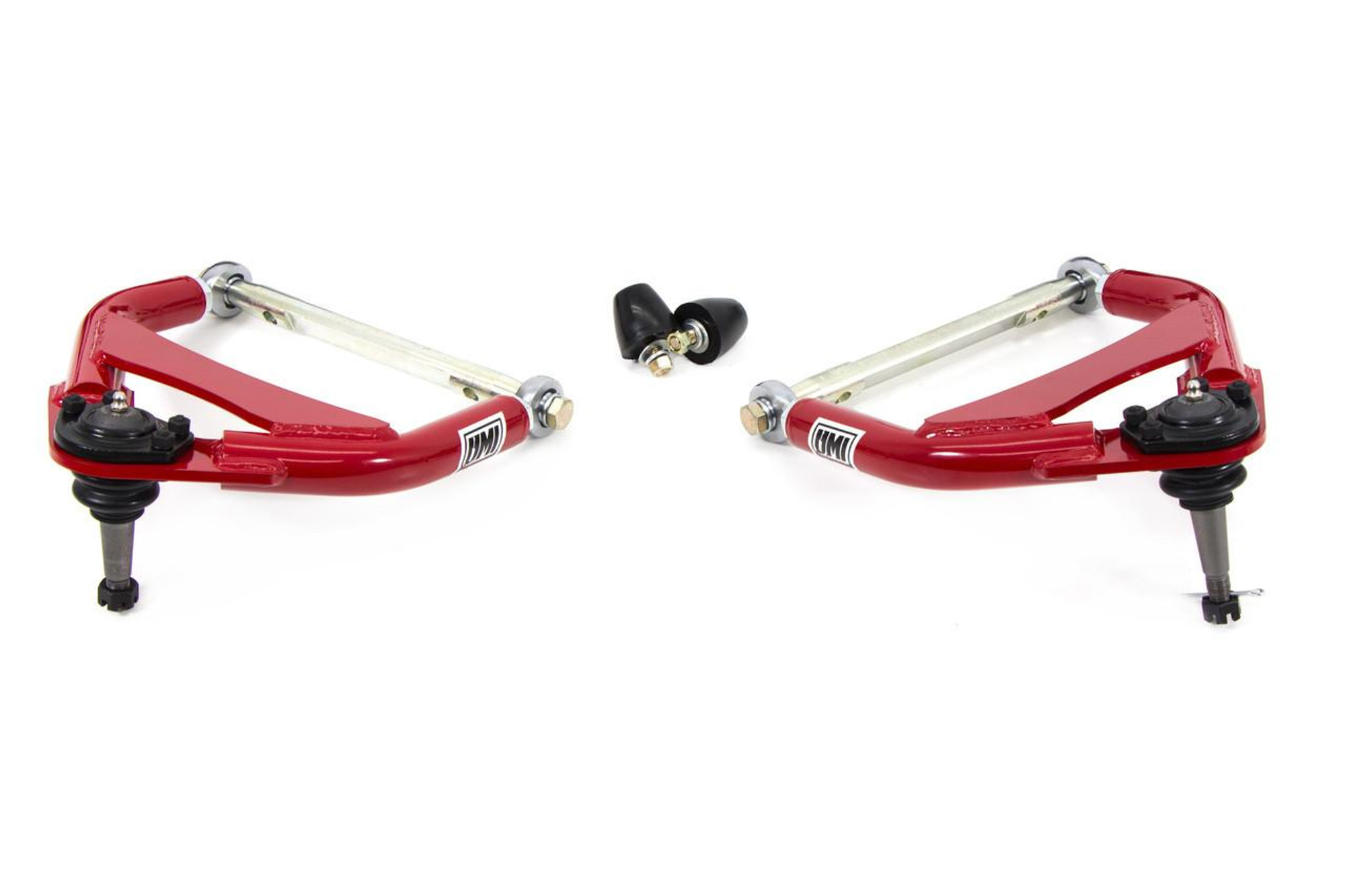  UMI Performance 1964-1972 GM A-Body Upper A-arms, Adjustable, 1/2” Taller Ball Joints, Red - (UMI-4056-2-R) 