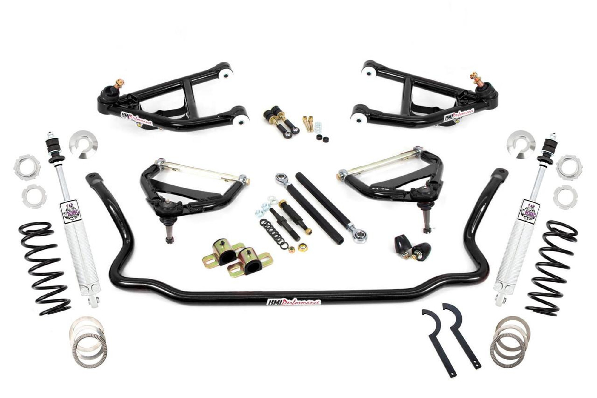  UMI Performance 1971-1972 GM A-body Corner Max Kit, Black for Factory Spindles - (UMI-406403-B) 